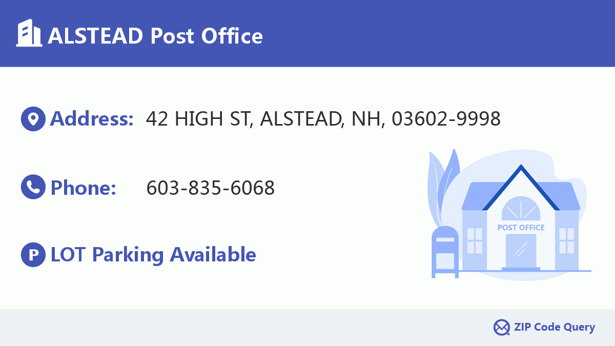 Post Office:ALSTEAD