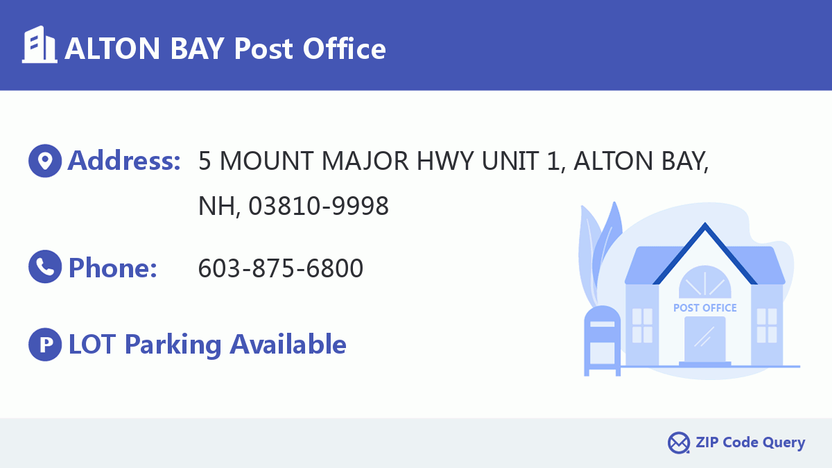Post Office:ALTON BAY