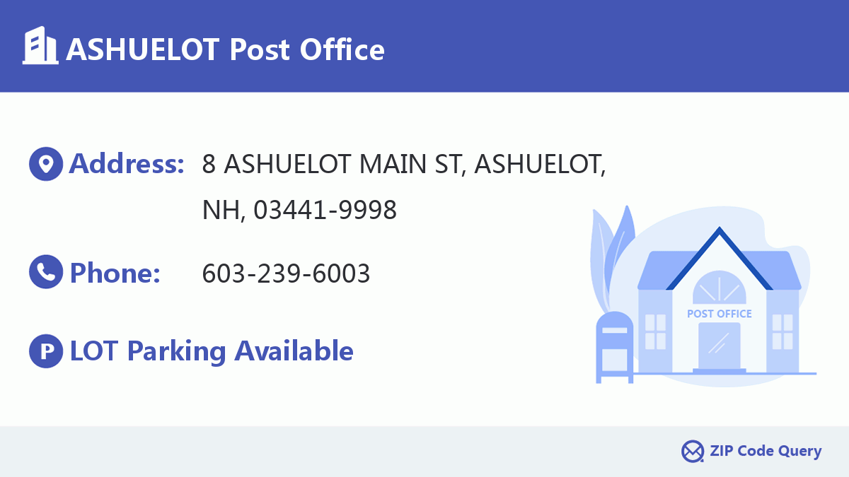 Post Office:ASHUELOT