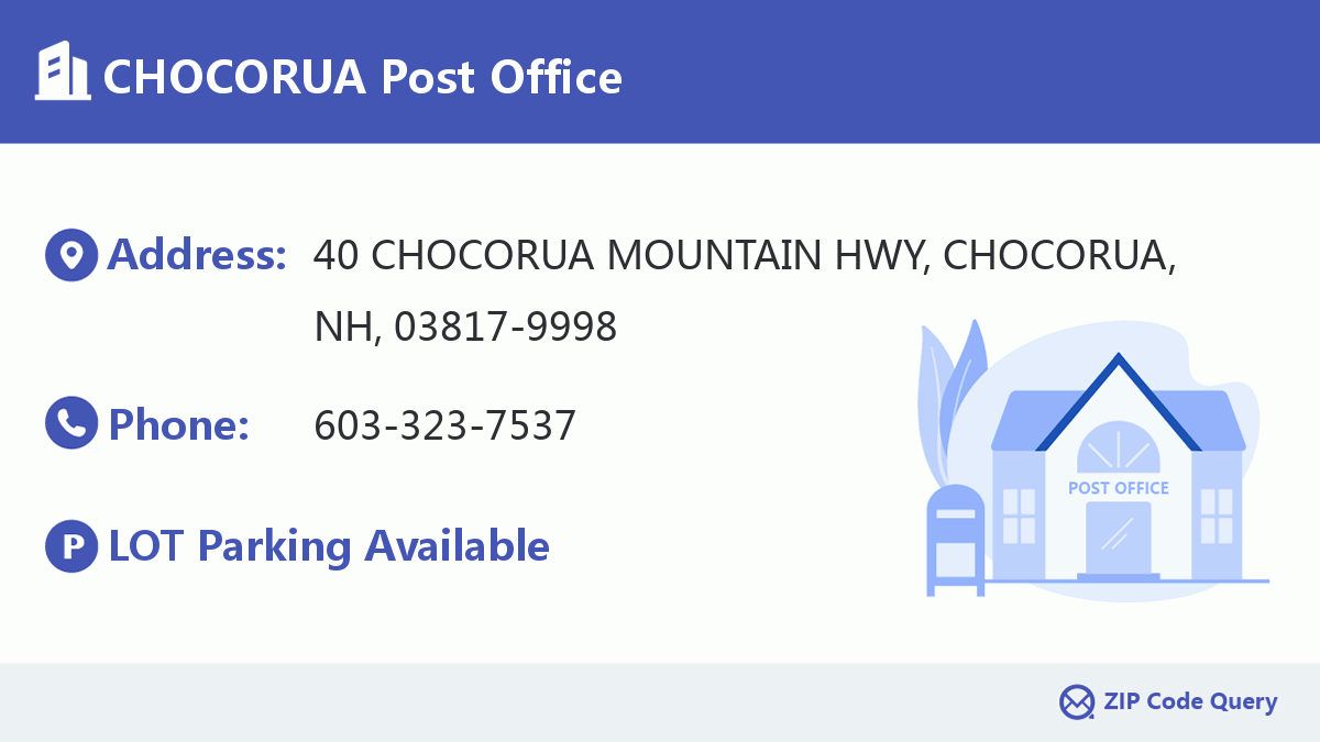 Post Office:CHOCORUA