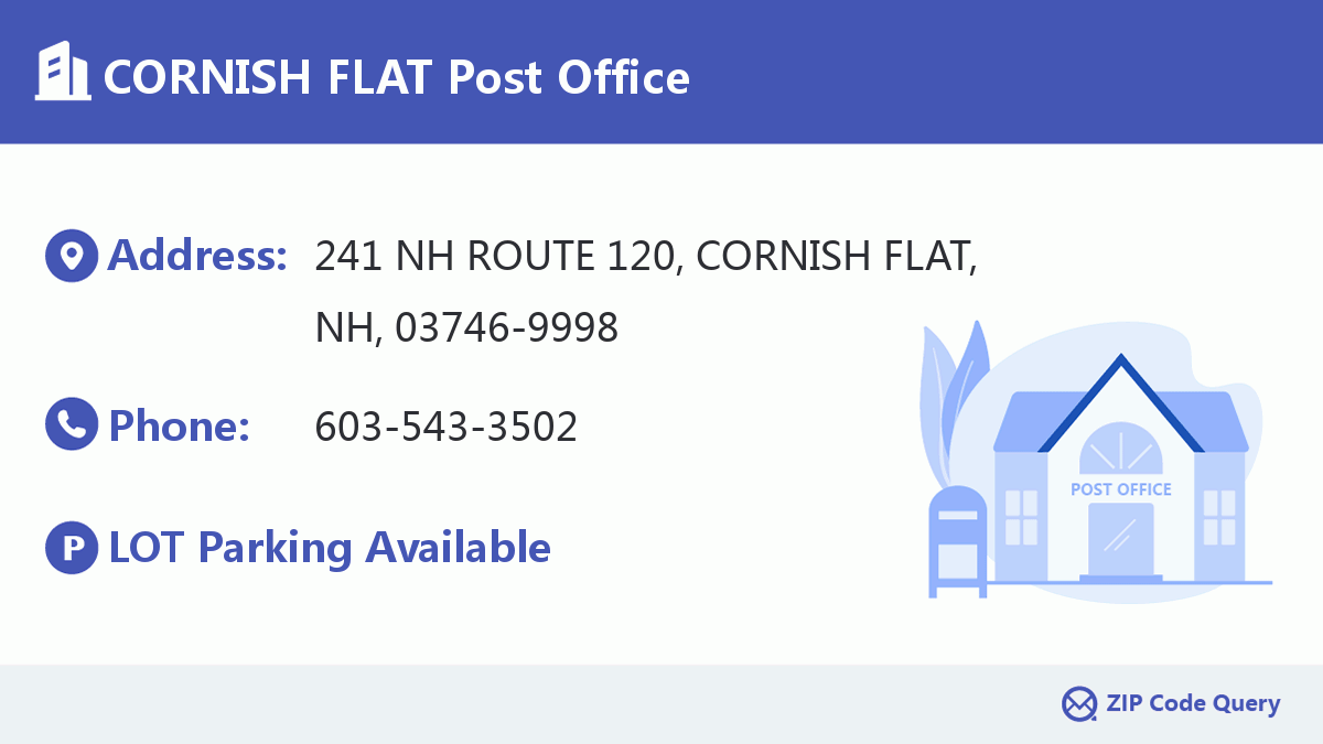 Post Office:CORNISH FLAT