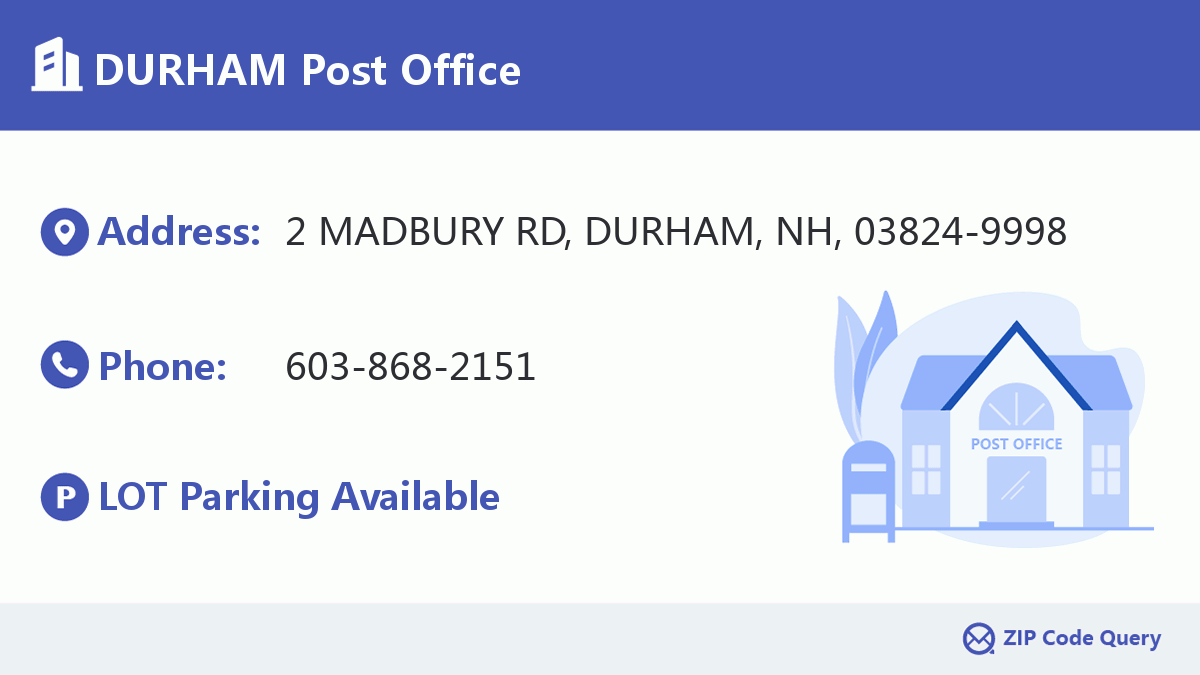 Post Office:DURHAM
