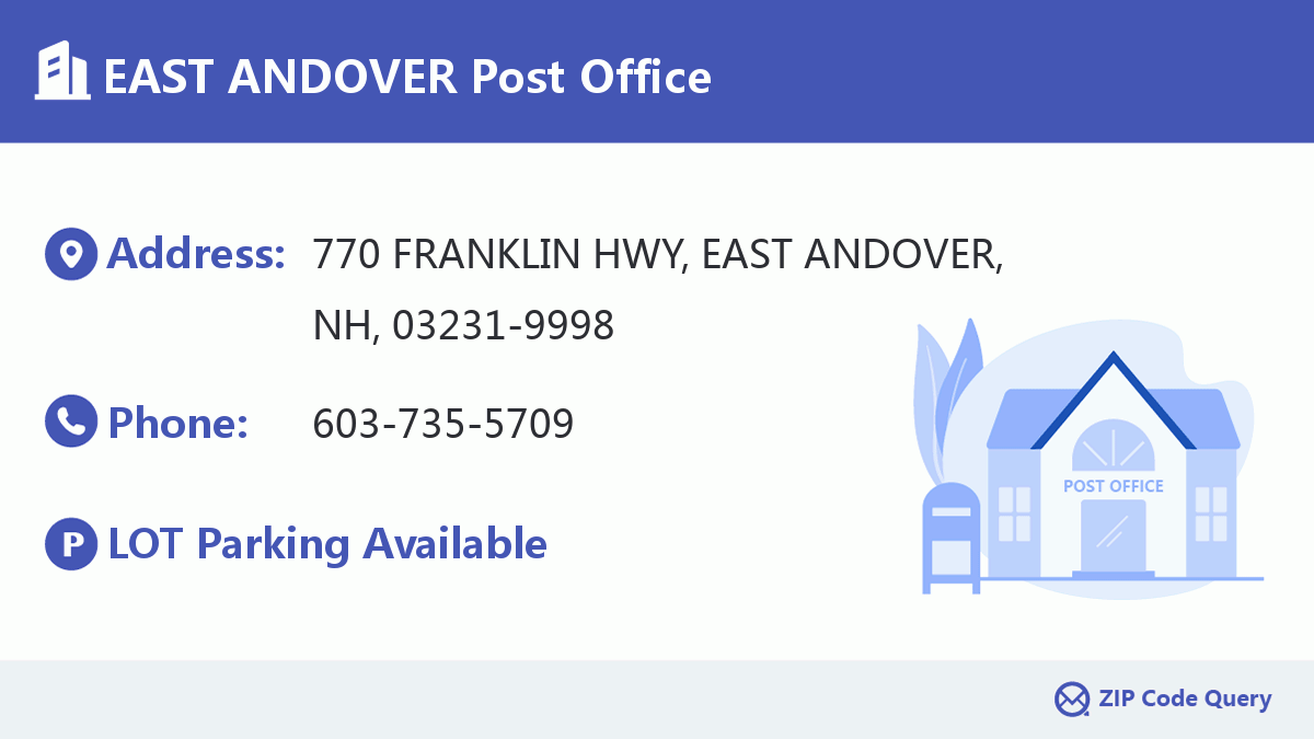 Post Office:EAST ANDOVER