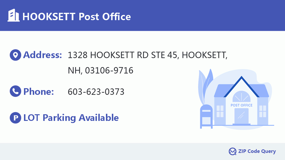 Post Office:HOOKSETT