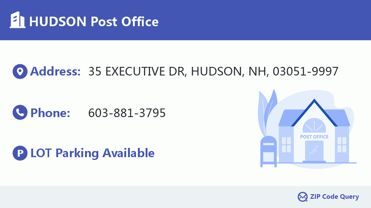 Post Office:HUDSON
