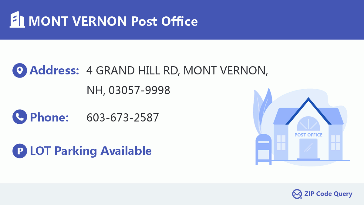 Post Office:MONT VERNON