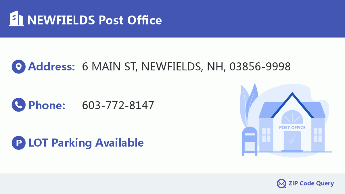 Post Office:NEWFIELDS