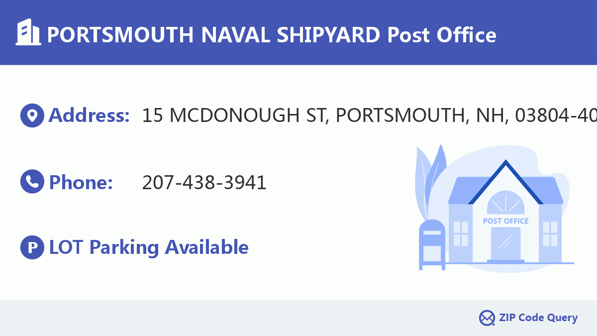 Post Office:PORTSMOUTH NAVAL SHIPYARD