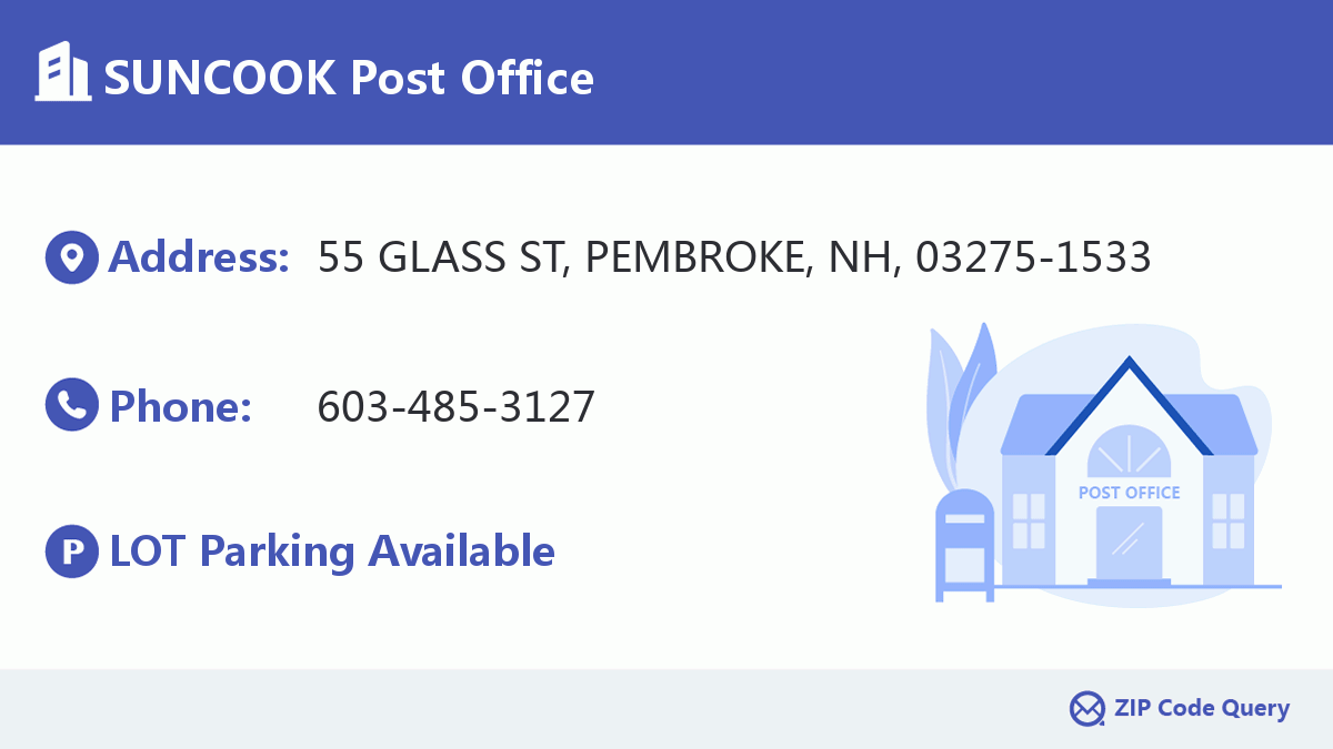 Post Office:SUNCOOK