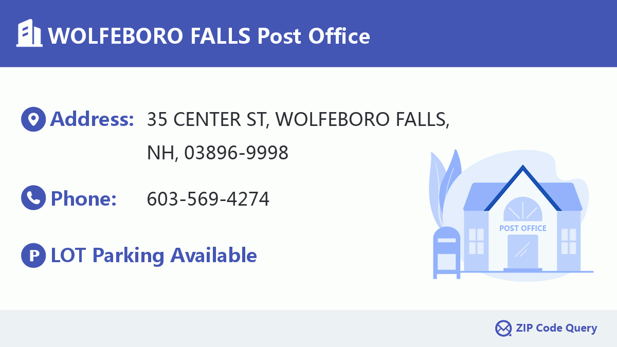 Post Office:WOLFEBORO FALLS